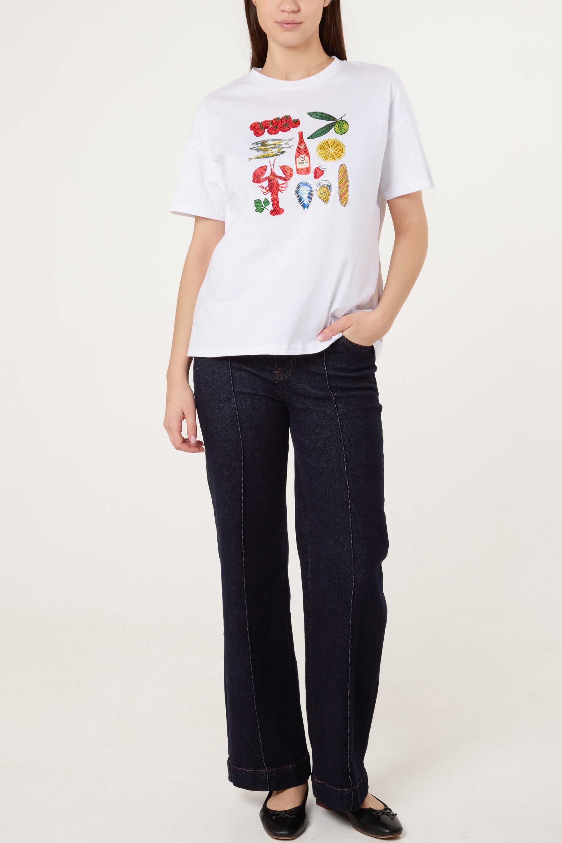 Embellished Cuisine Food T-Shirt
