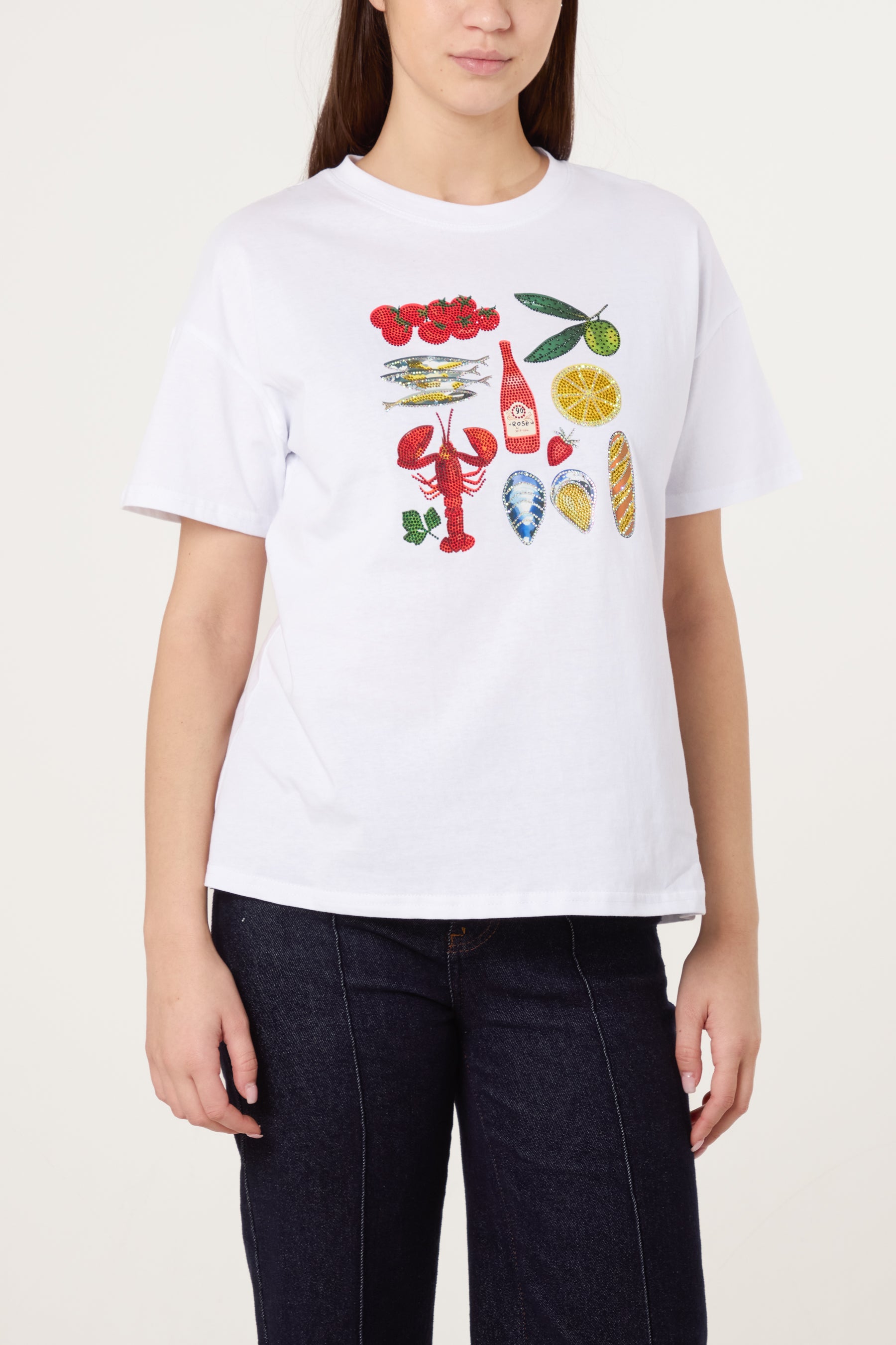 Embellished Cuisine Food T-Shirt