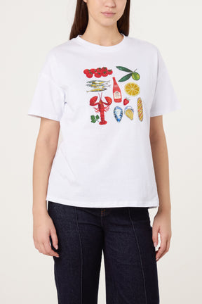 Embellished Cuisine Food T-Shirt