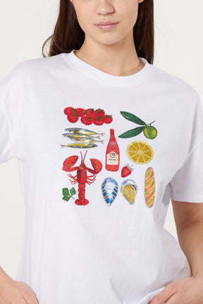 Embellished Cuisine Food T-Shirt