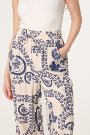 Trousers With Ethnic-Inspired Print