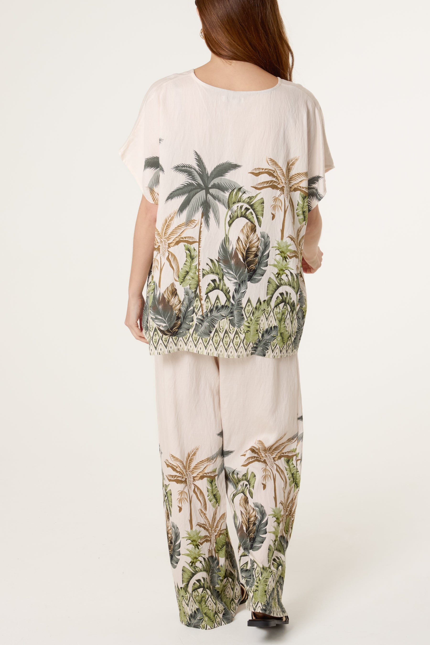 Tropical Palm Tree Print Co-Ord