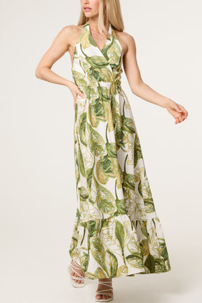 Leaf Print Dress