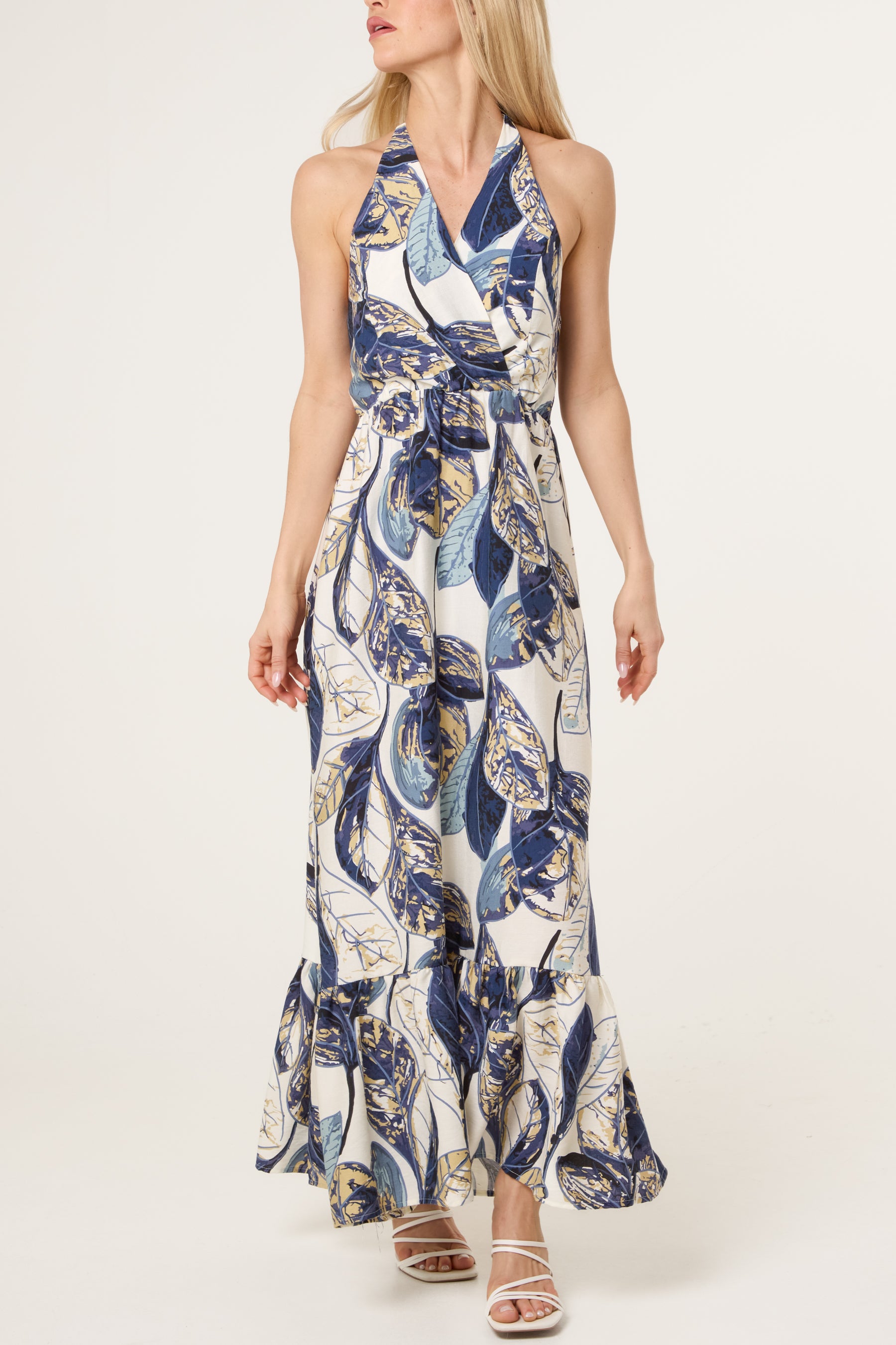 Leaf Print Dress