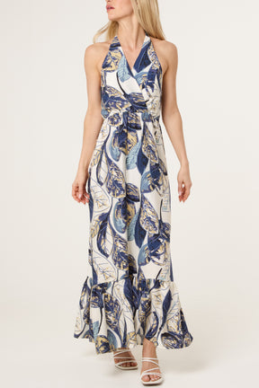 Leaf Print Dress