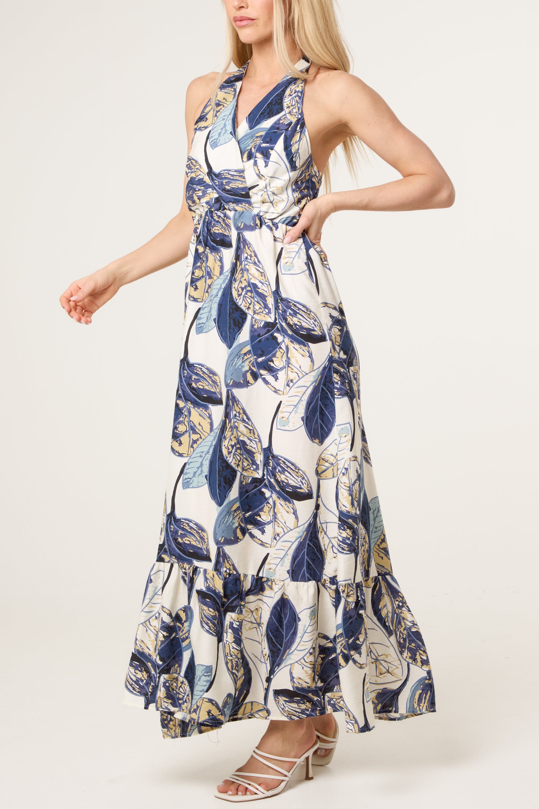 Leaf Print Dress