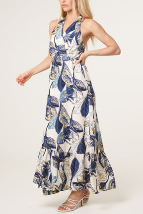 Leaf Print Dress