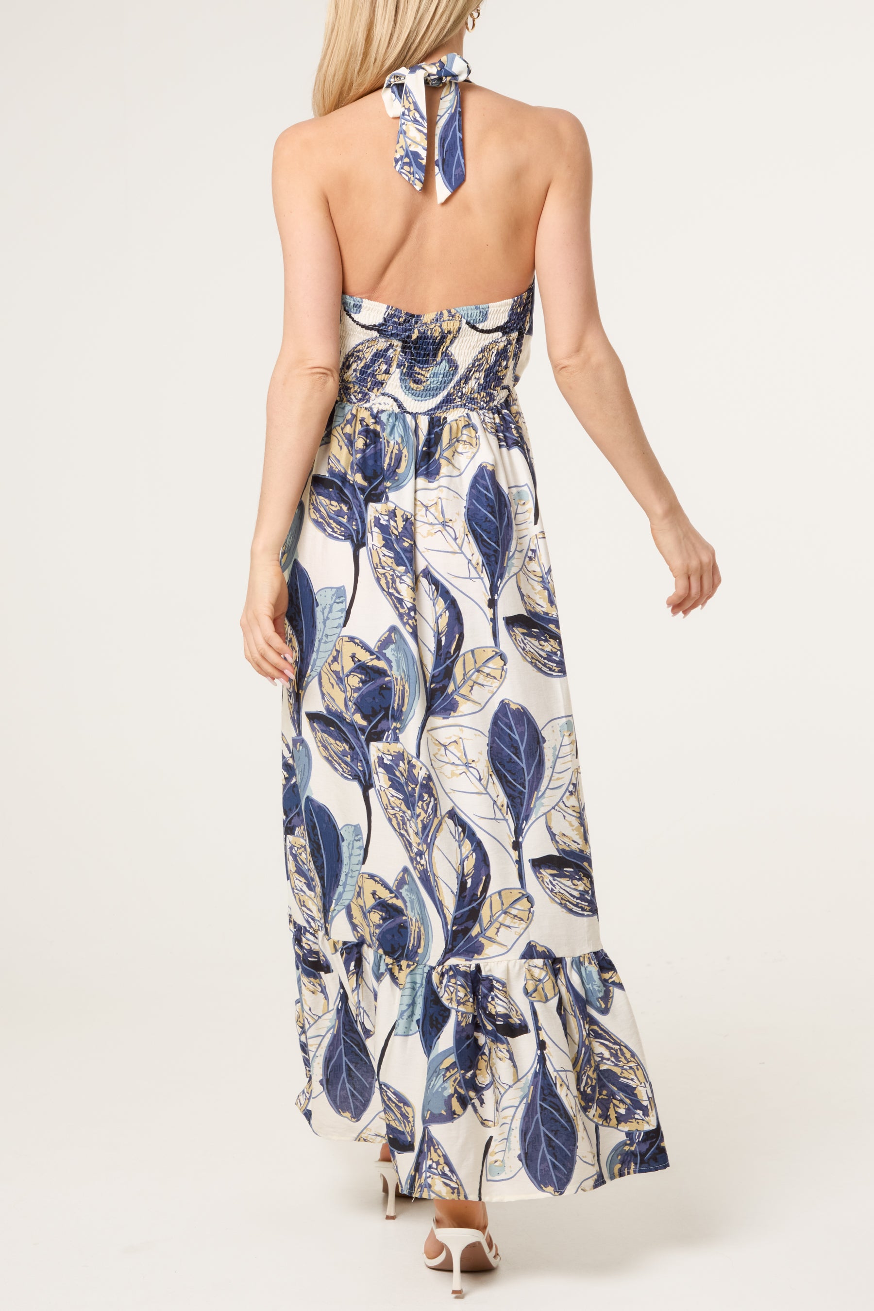 Leaf Print Dress
