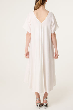 Diamante V-Neck Relaxed Dress