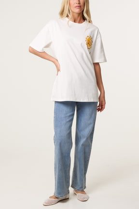 Embellished Summer Postcard T-Shirt