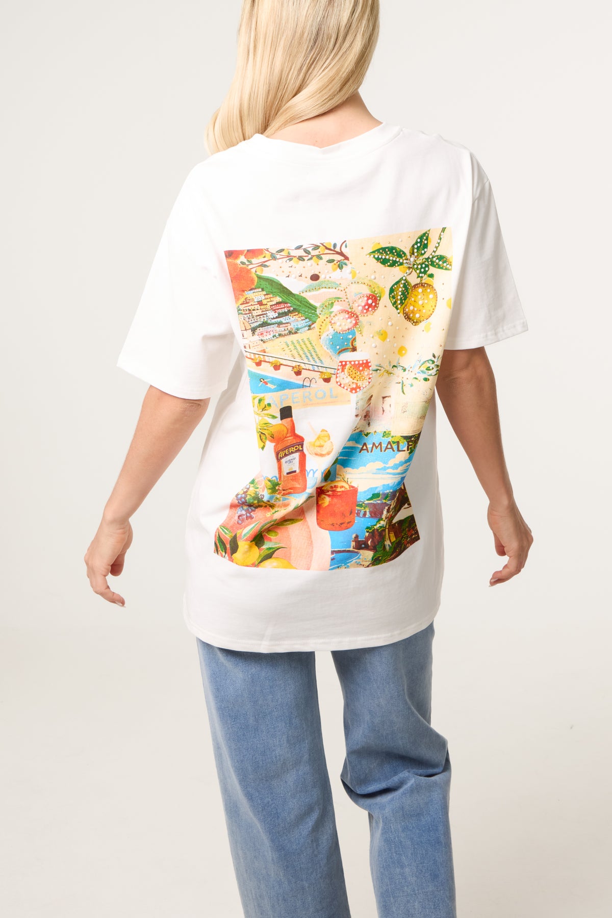 Embellished Italian Summer T-Shirt
