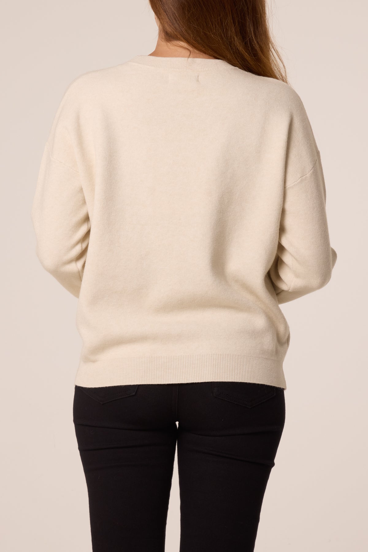Sequinned Christmas Lights Knit Jumper