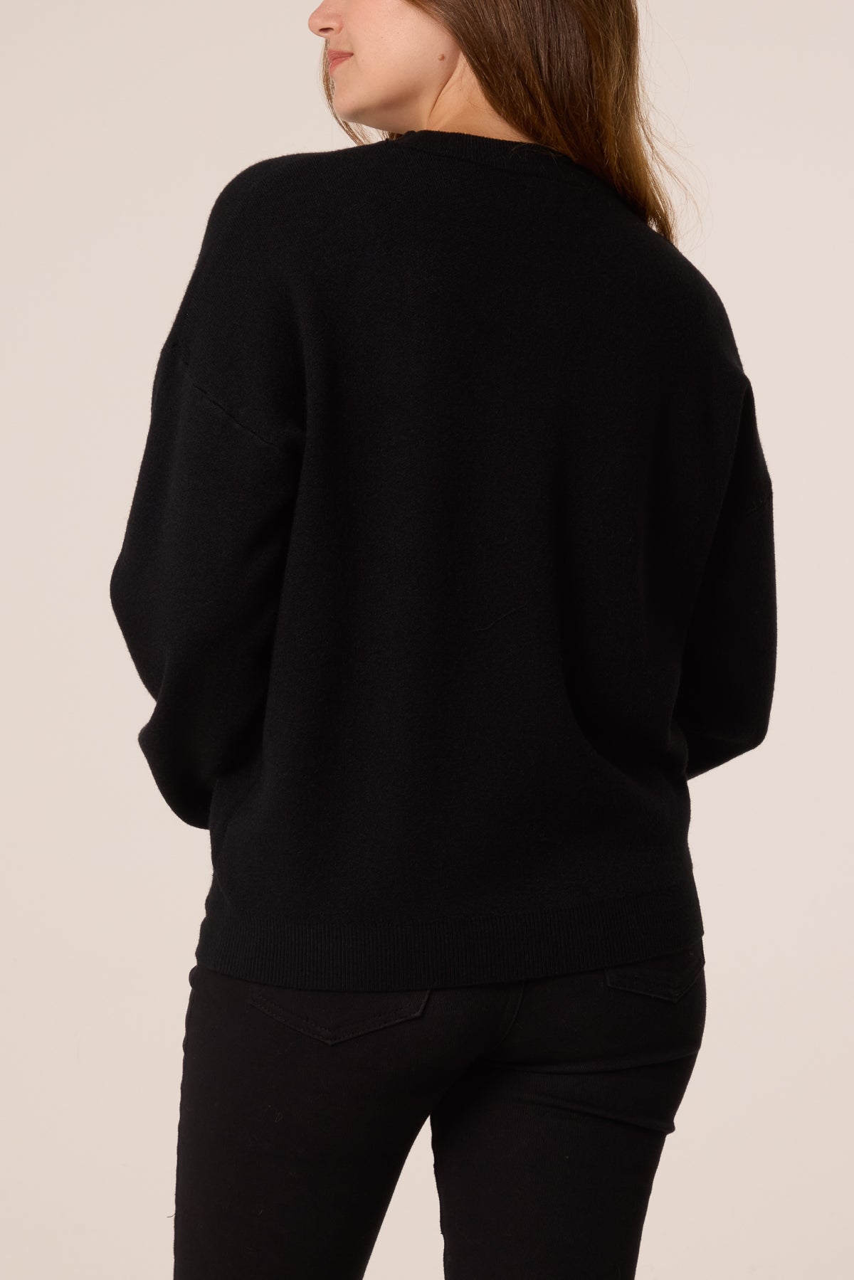 Sequinned Christmas Lights Knit Jumper