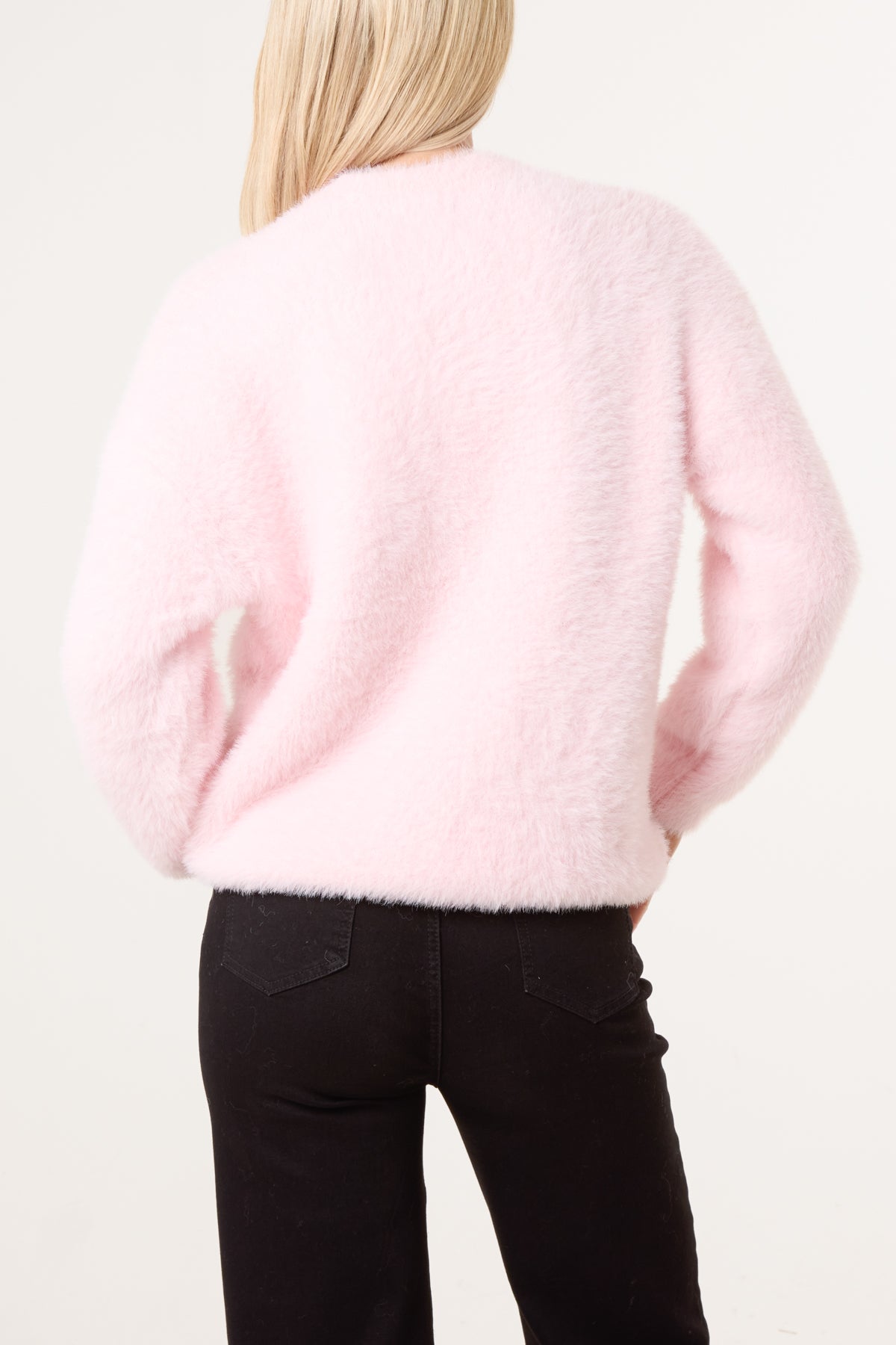 Embellished Fluffly Xmas Jumper