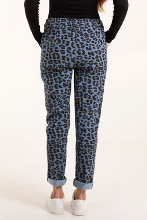 Leopard Magic Drawstring Trousers