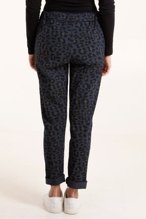 Leopard Magic Drawstring Trousers