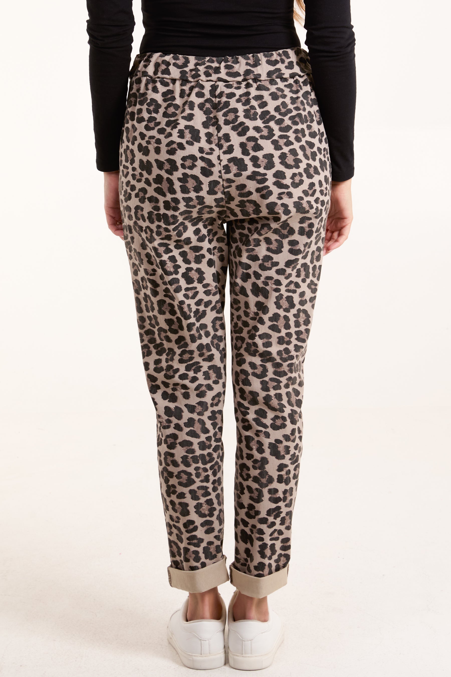 Leopard Magic Drawstring Trousers