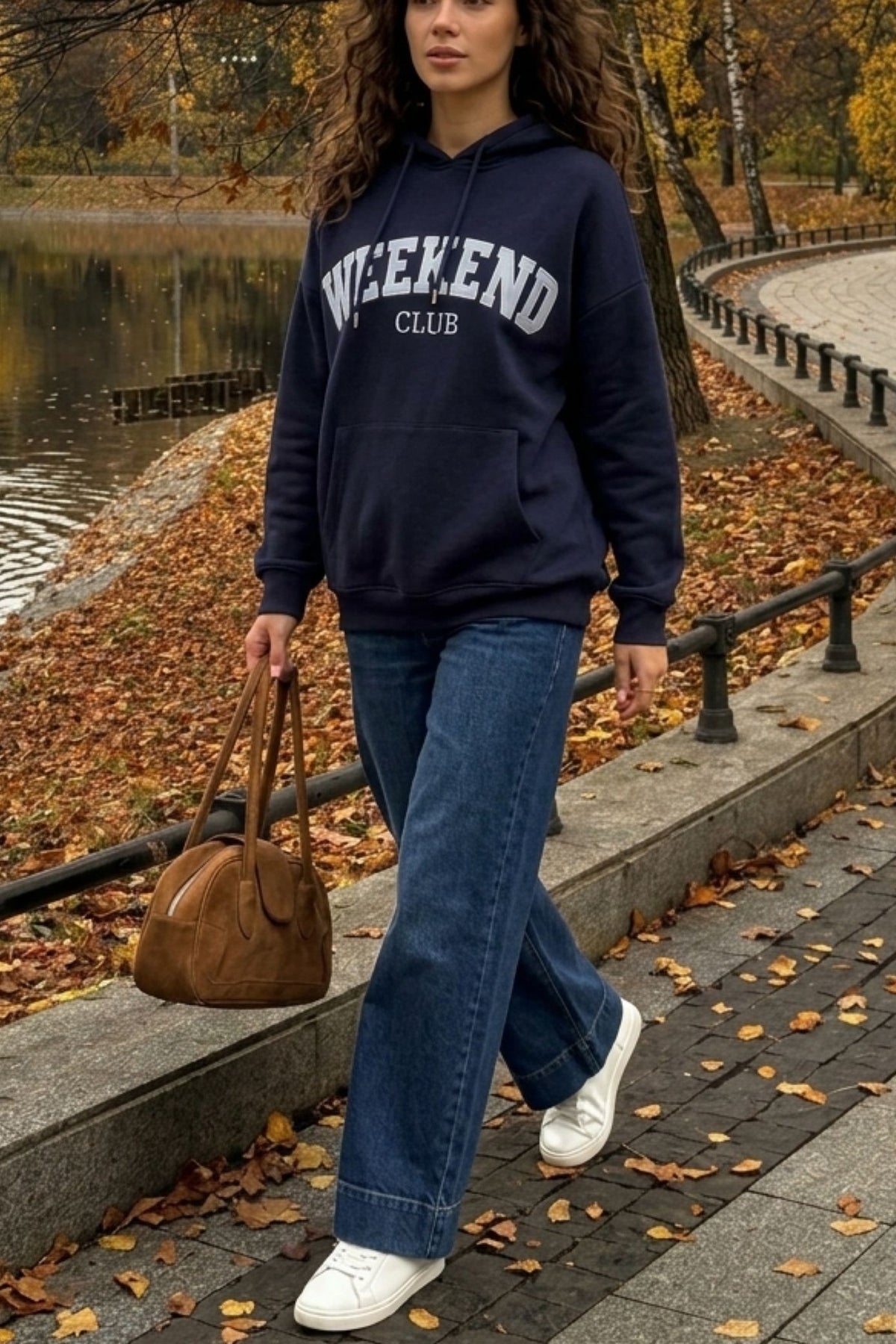 Comfy Weekend Club Cotton Blend Hoodie