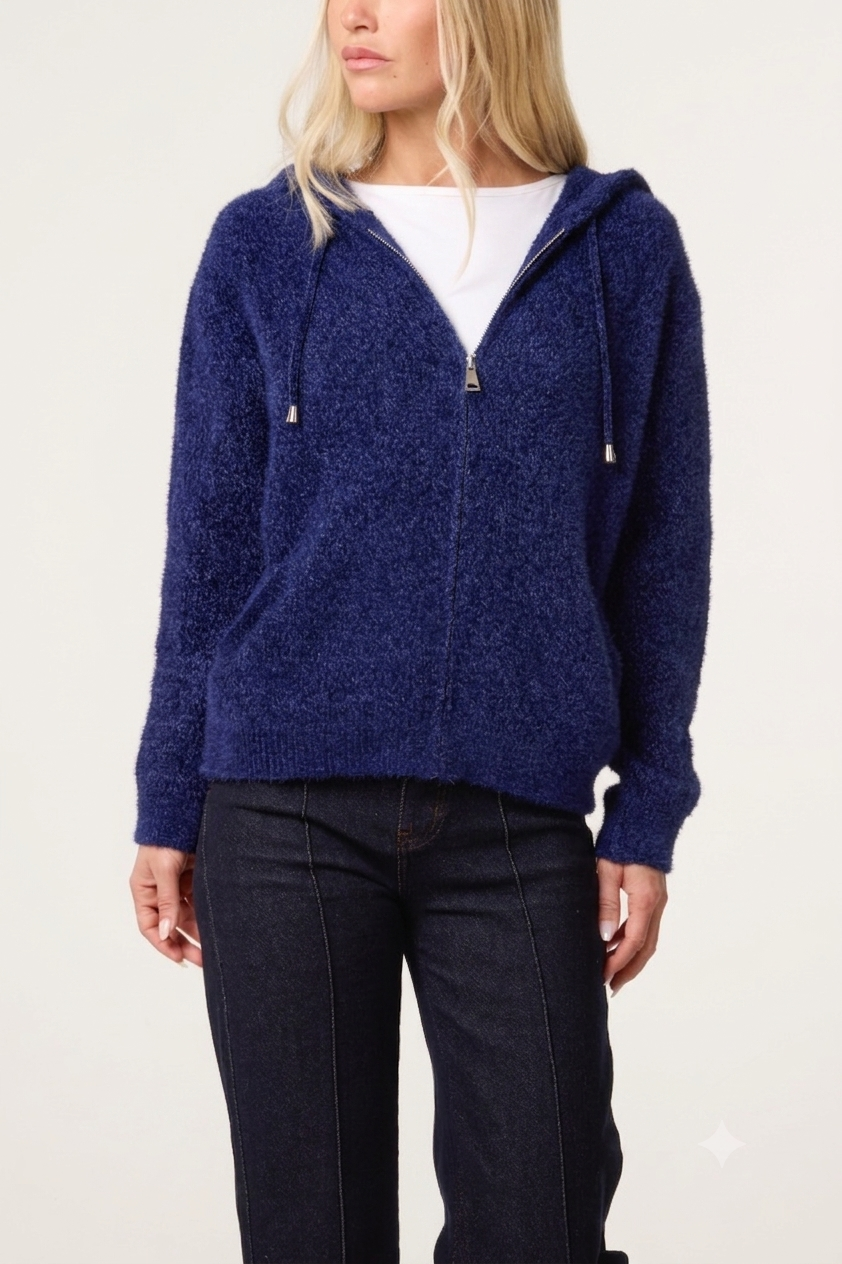 Zip Up Cosy Hoodie (New Colours Available)