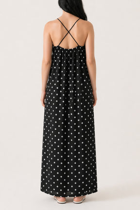 Polka Dot Cami Maxi Dress