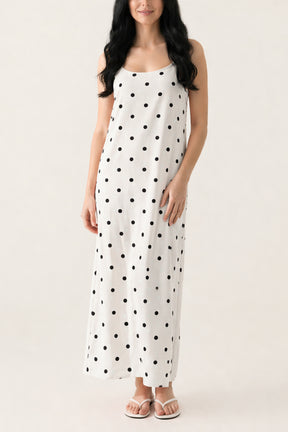 Polka Dot Cami Maxi Dress