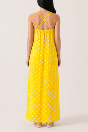 Polka Dot Cami Maxi Dress