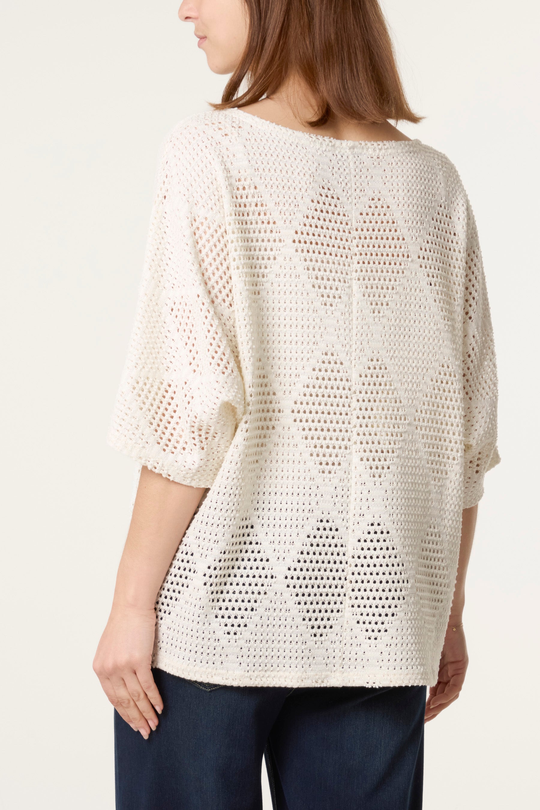 Diamond Net Cotton Top