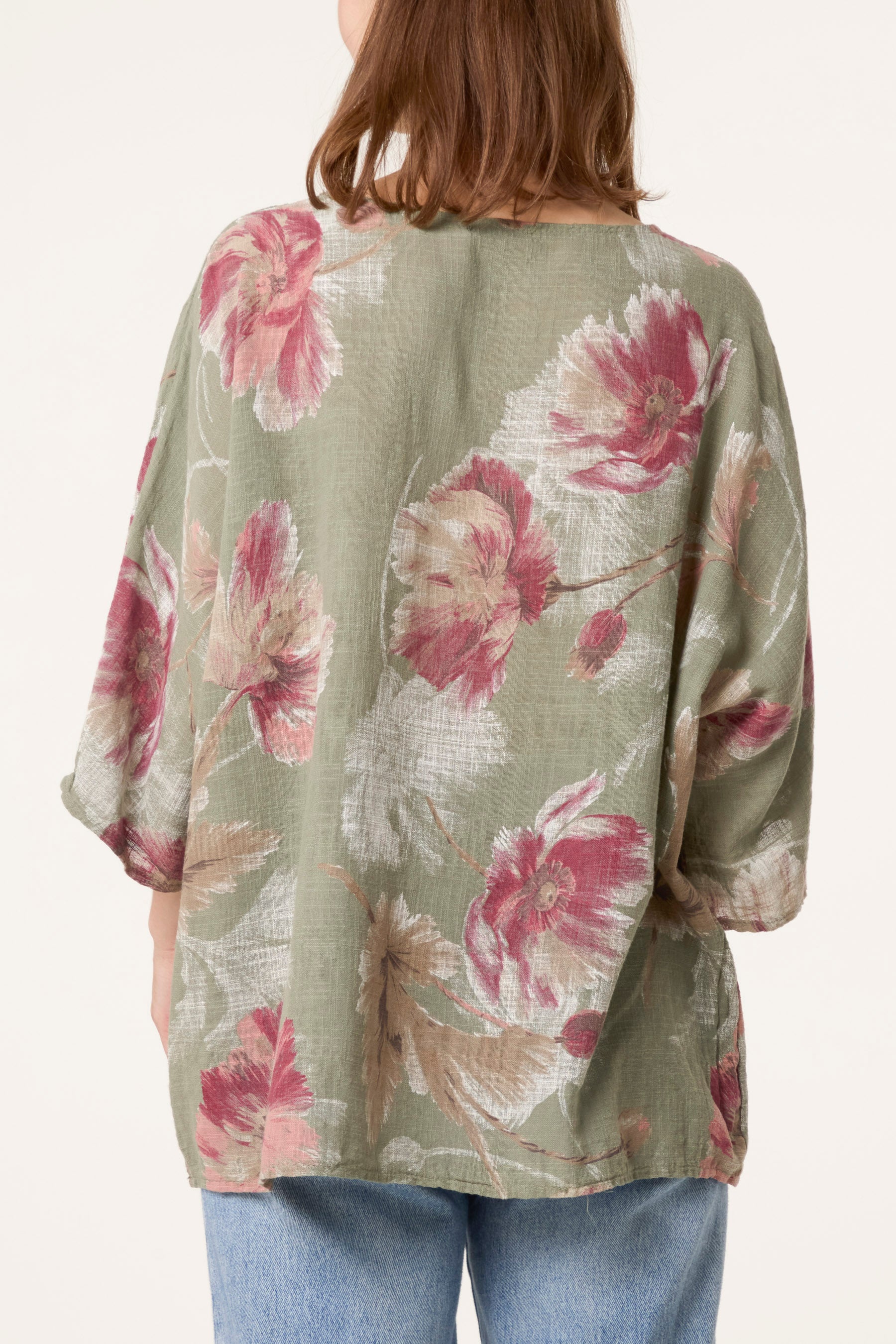 Floral Print Necklace Top