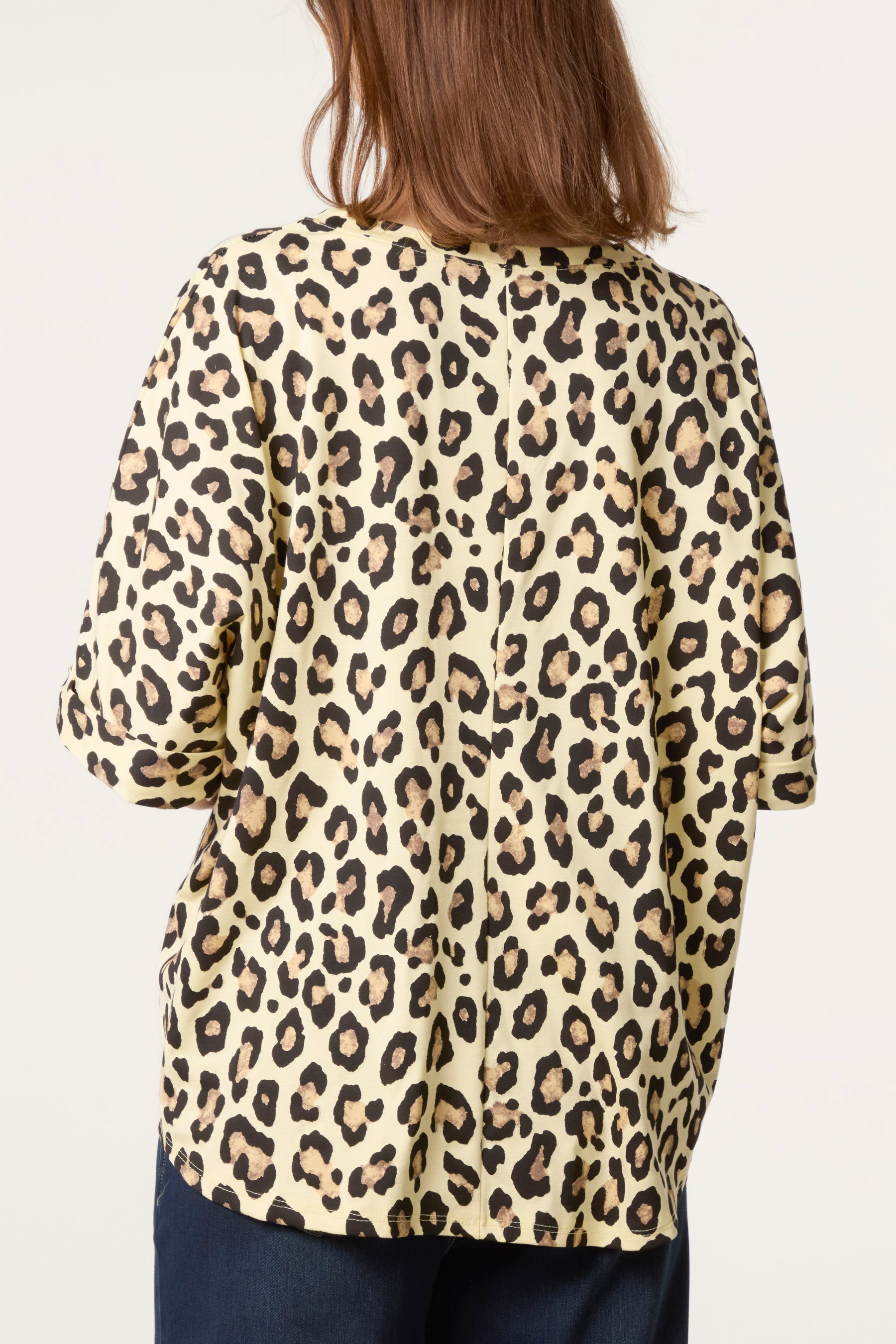Animal Print Boxy Top