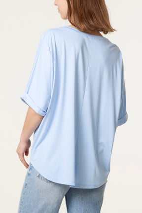 Plain Boxy Necklace T-Shirt