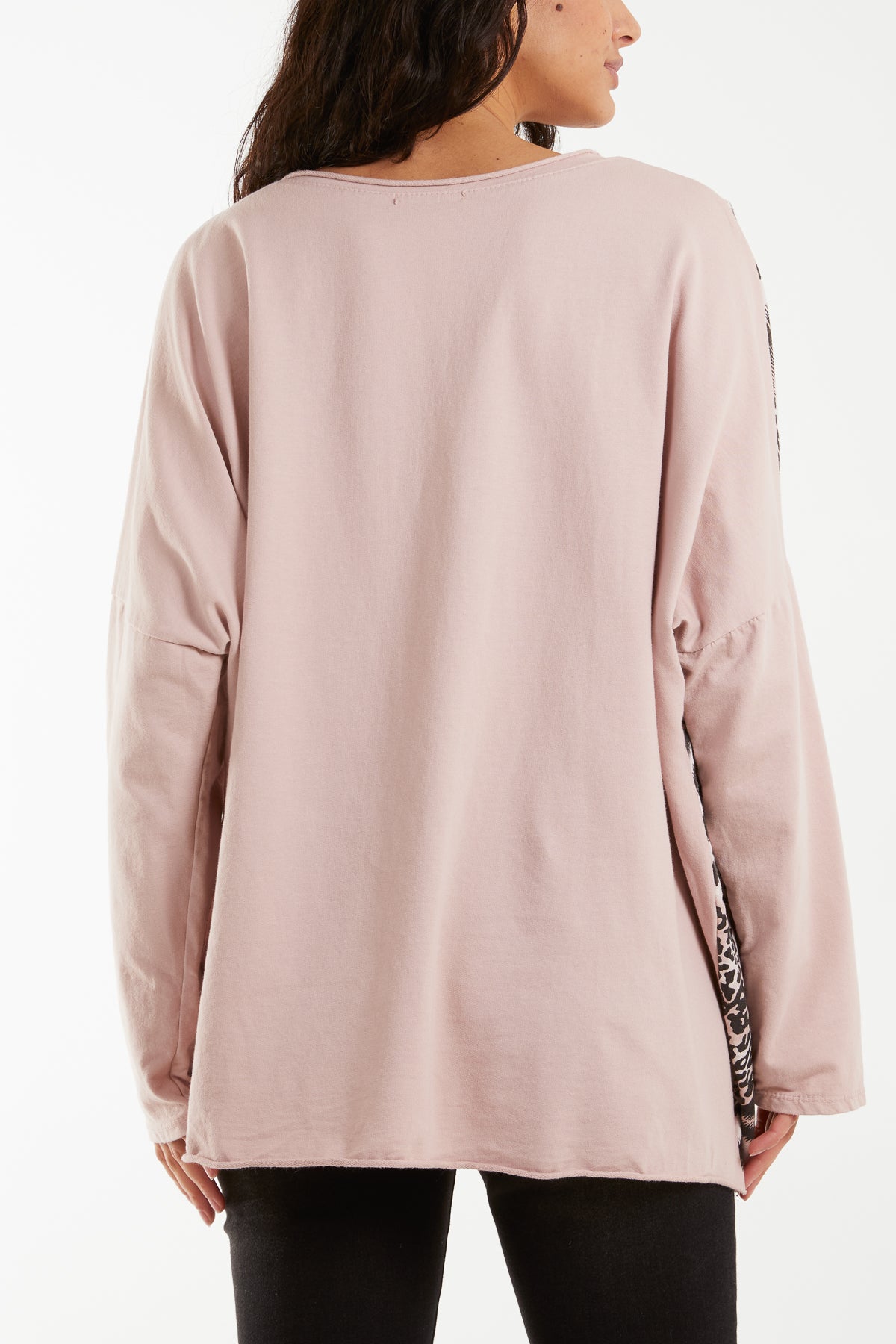 Mixed Animal Design Long Sleeve Sweatshirt