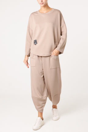 Essential Jumper & Cuffed Trousers Set