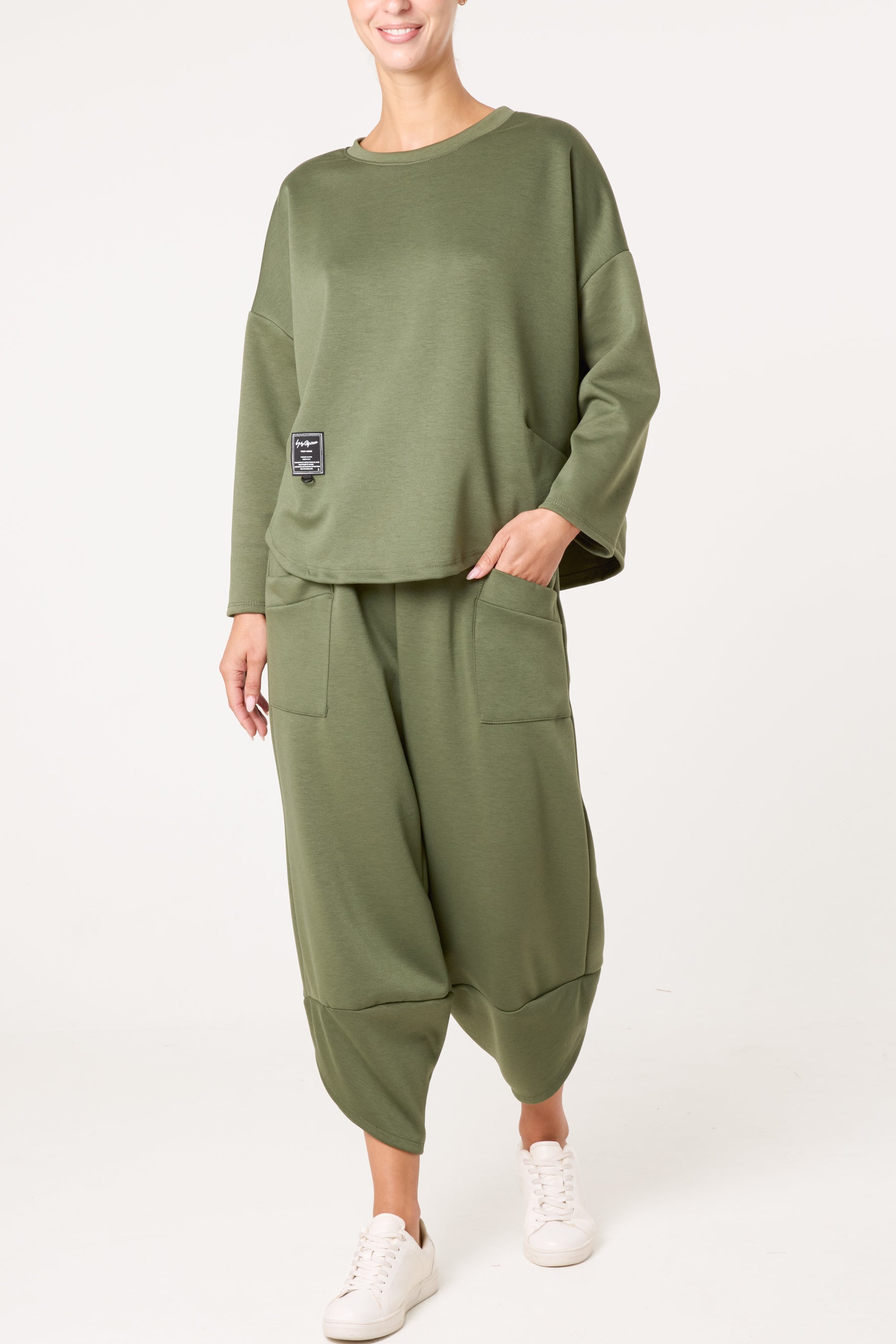 Essential Jumper & Cuffed Trousers Set