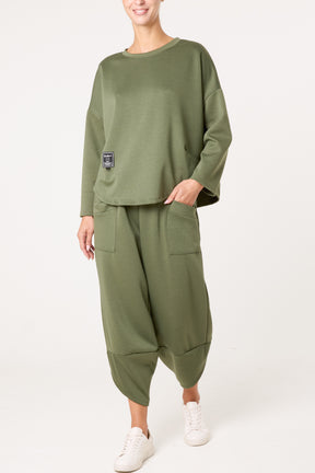 Essential Jumper & Cuffed Trousers Set