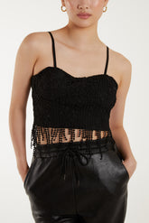 Lace Bralet w/ Tassels