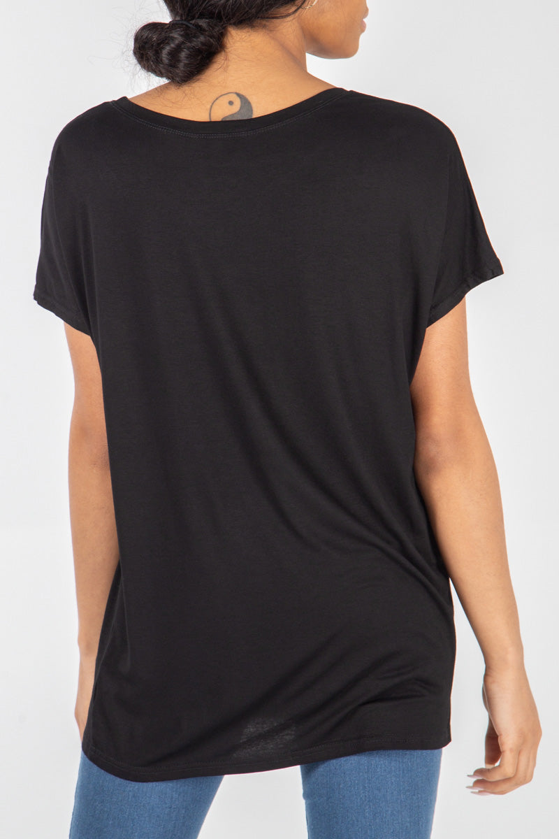 Chevron Diamante Top