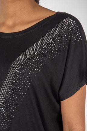 Chevron Diamante Top