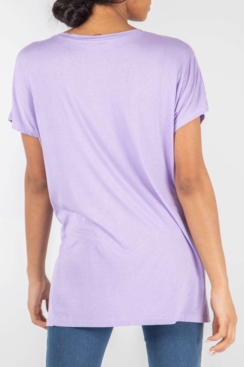 Chevron Diamante Top