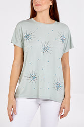 Beaded Embellished T-Shirt