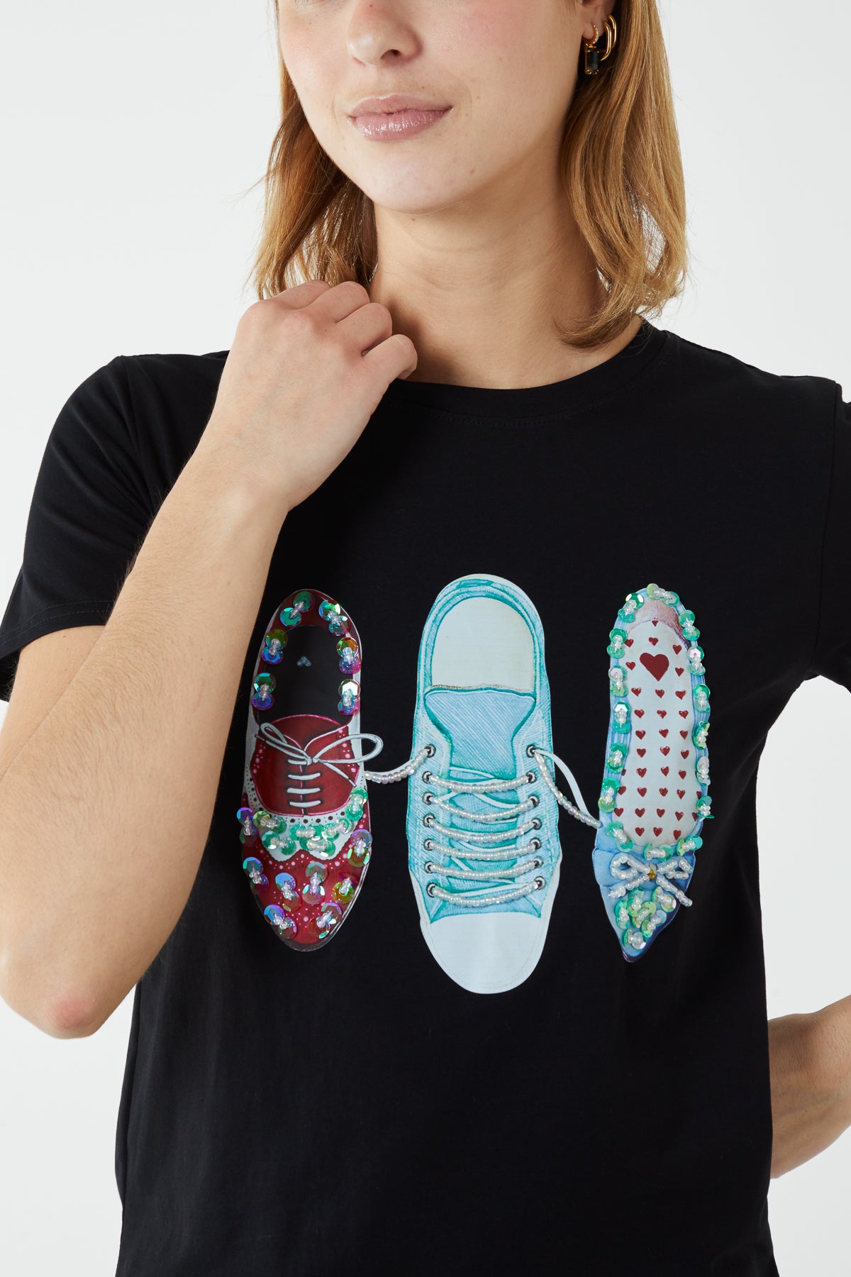 Shoe Embellishment T-Shirt