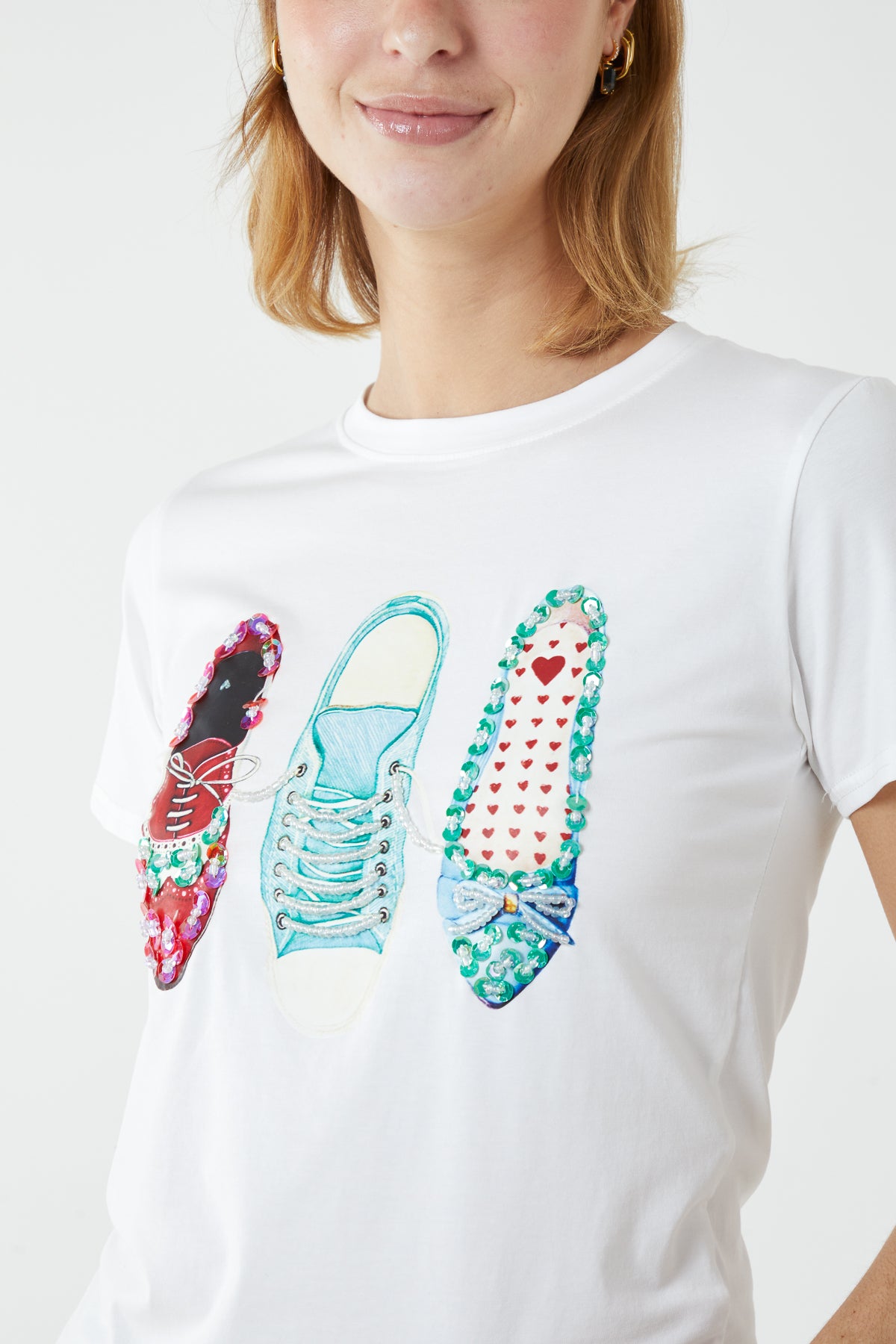Shoe Embellishment T-Shirt