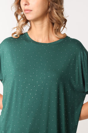Embellished Round Neck T-Shirt