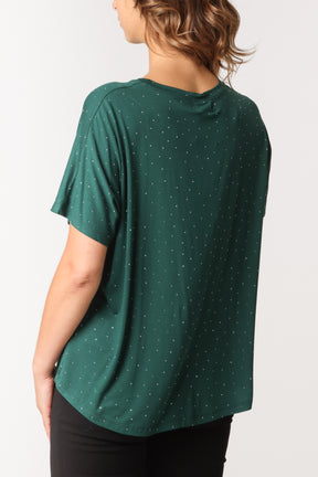 Embellished Round Neck T-Shirt