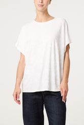 Flower Printed Short Sleeve Top