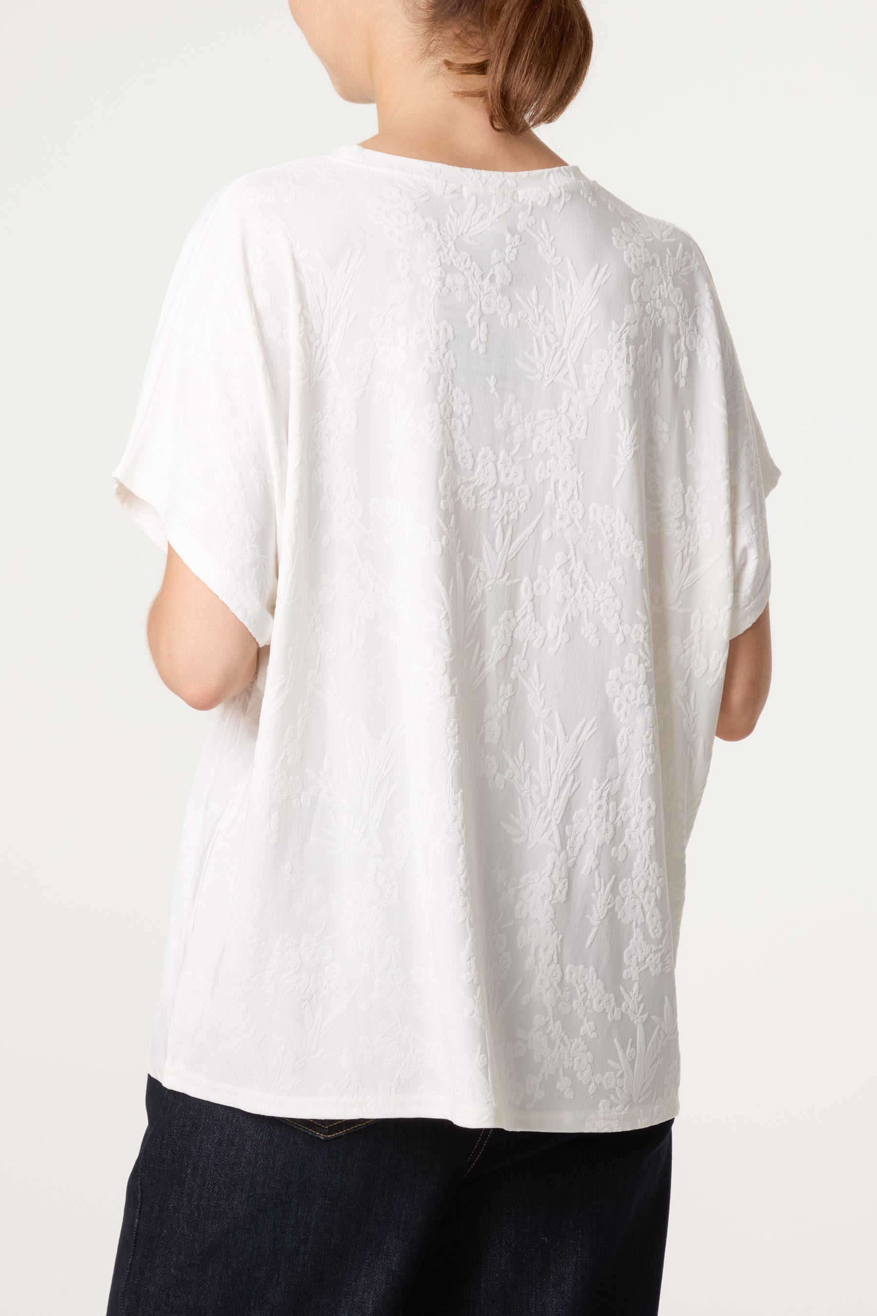 Flower Printed Short Sleeve Top