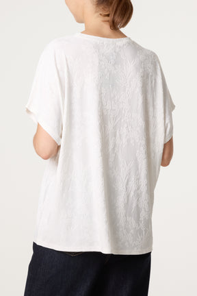 Flower Printed Short Sleeve Top