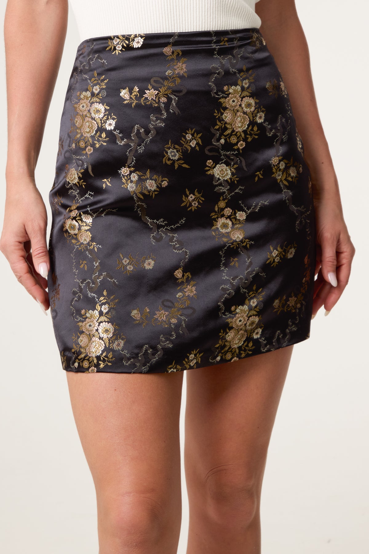 Printed Mini Skirt