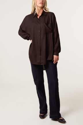 Oversized High Low Shirt