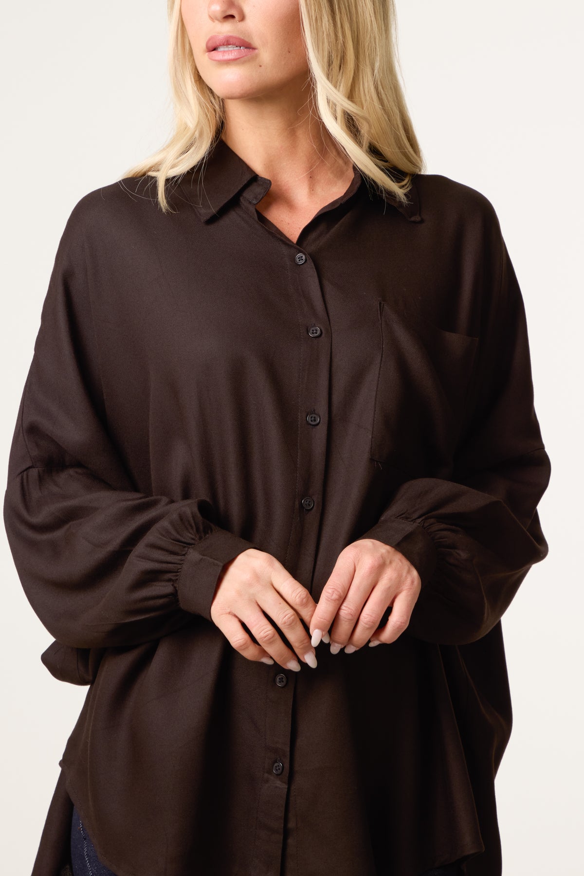 Oversized High Low Shirt