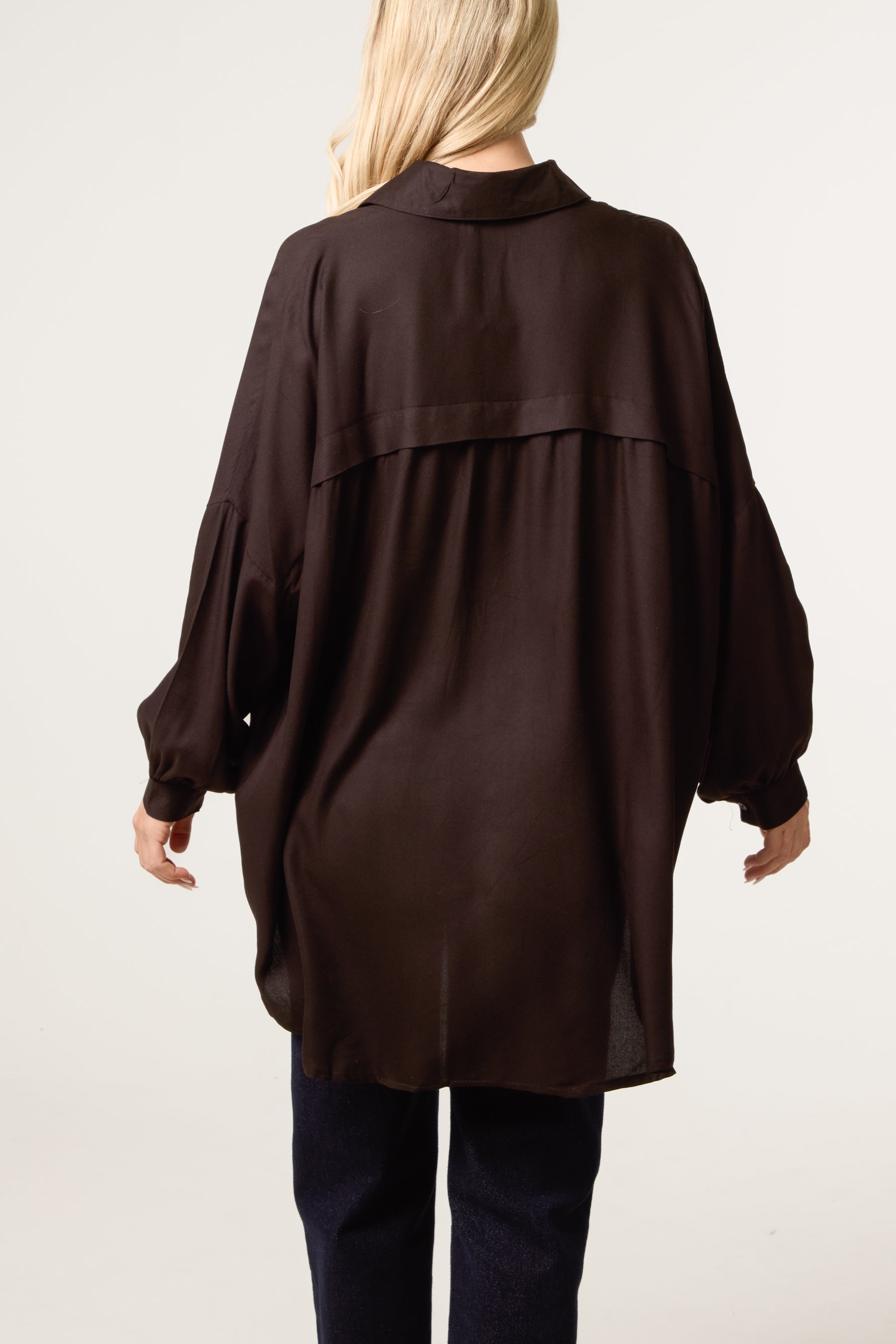 Oversized High Low Shirt